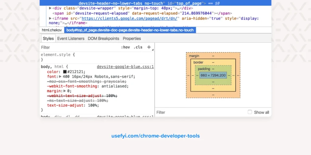 Browser Developer Tools